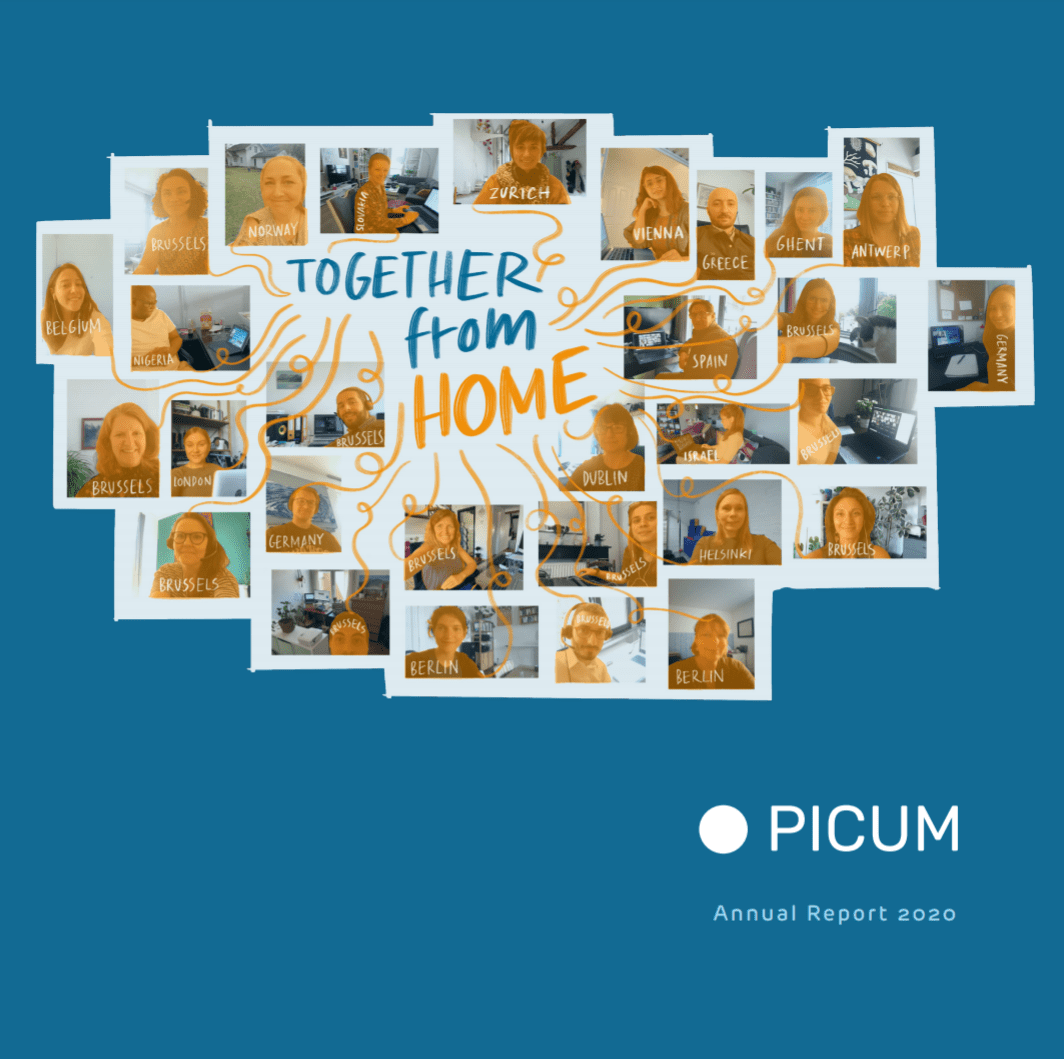 Cover of PICUM Annual Report 2020