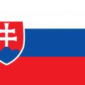 Ilustración de la bandera de Eslovaquia